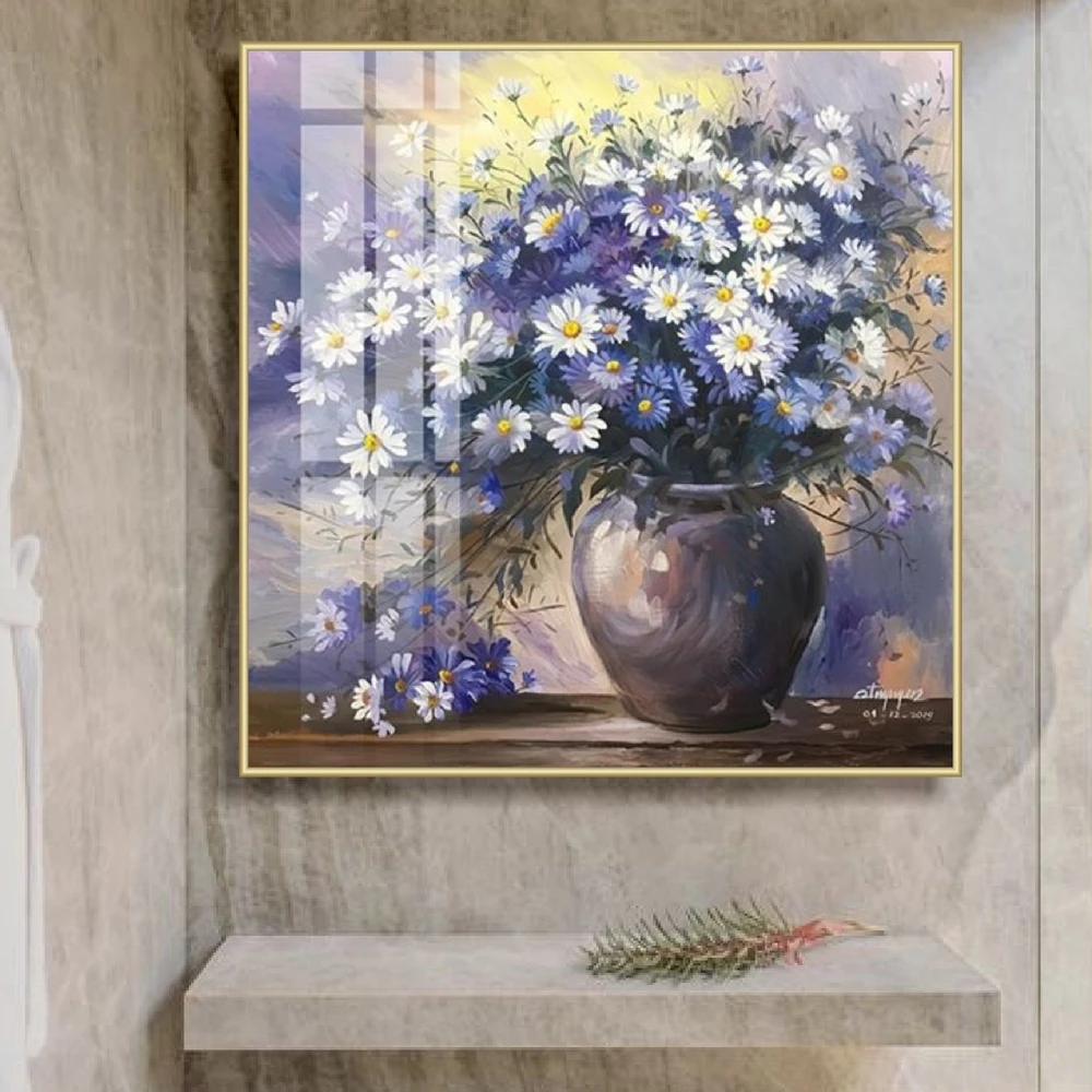 Tranh Treo Tường Hoa Cúc Họa Mi Nghệ Thuật 2