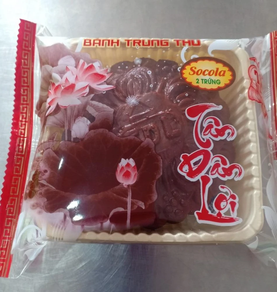 Bánh Trung Thu Socola 2 Trứng 200G Bánh Tân Dân Lợi