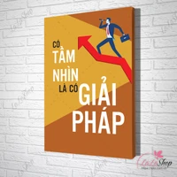 Tranh văn phòng có tầm nhìn là có giải pháp
