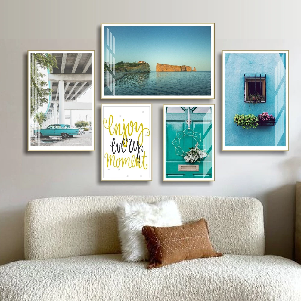 Tranh Treo Tường Phong Cảnh Biển Enjoy Every Moment