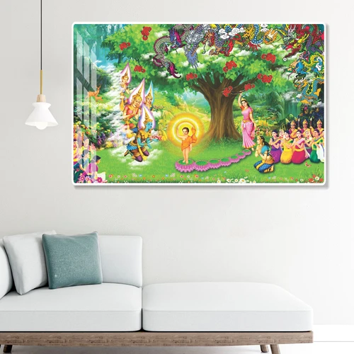 Tranh treo tường Đức Phật Đản Sanh