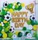 Set bong bóng trang trí sinh nhật happy birthday bóng đá 57