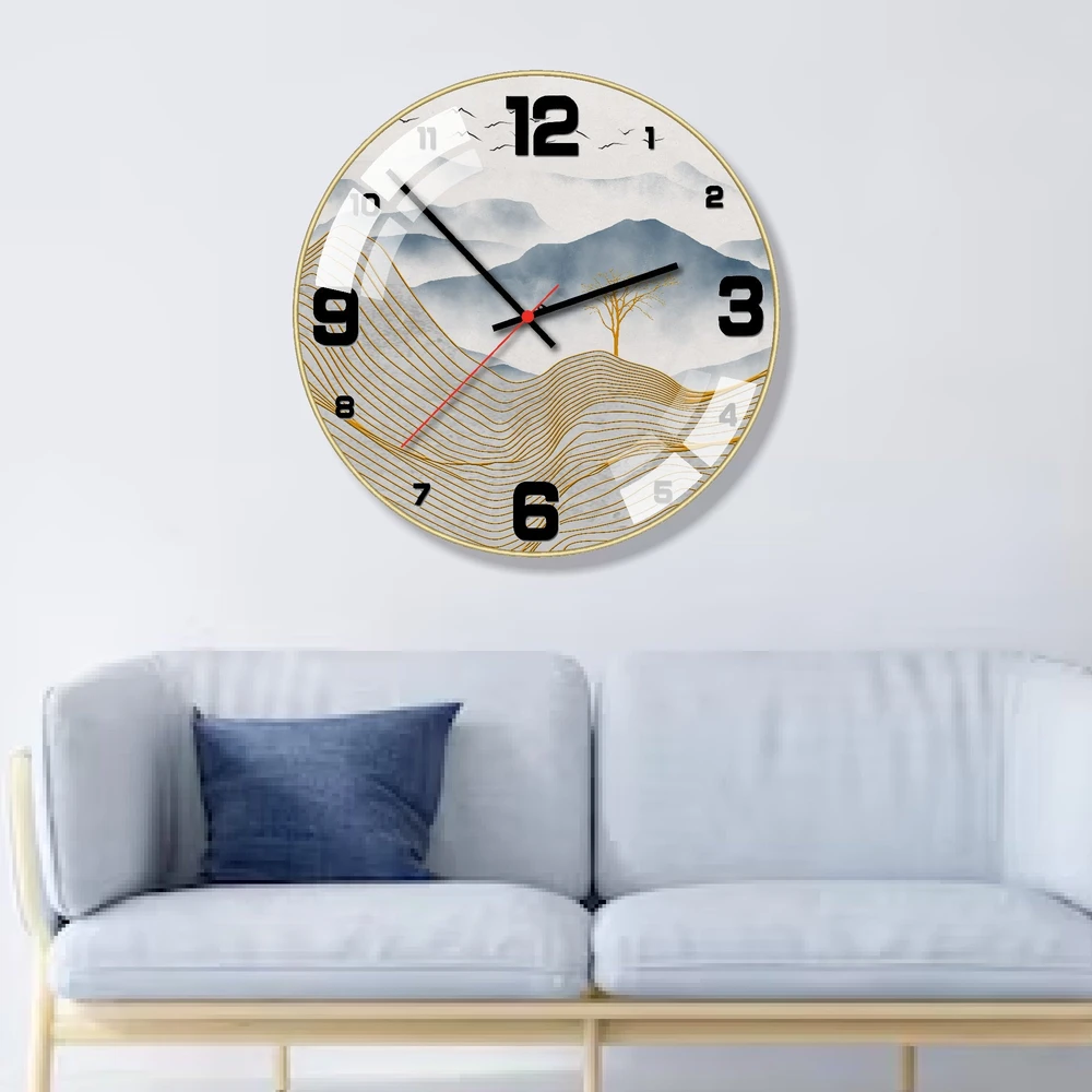 Đồng Hồ Treo Tường Nghệ Thuật Trừu Tượng Mẫu 2