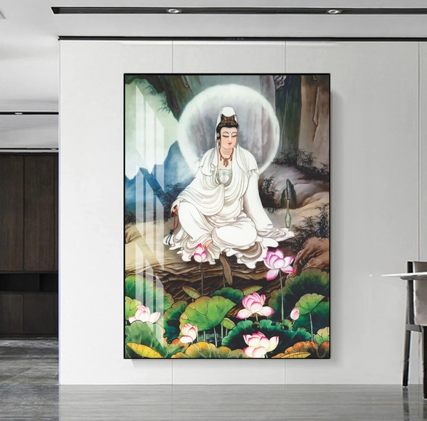 Tranh treo tường quan thế âm bồ tát