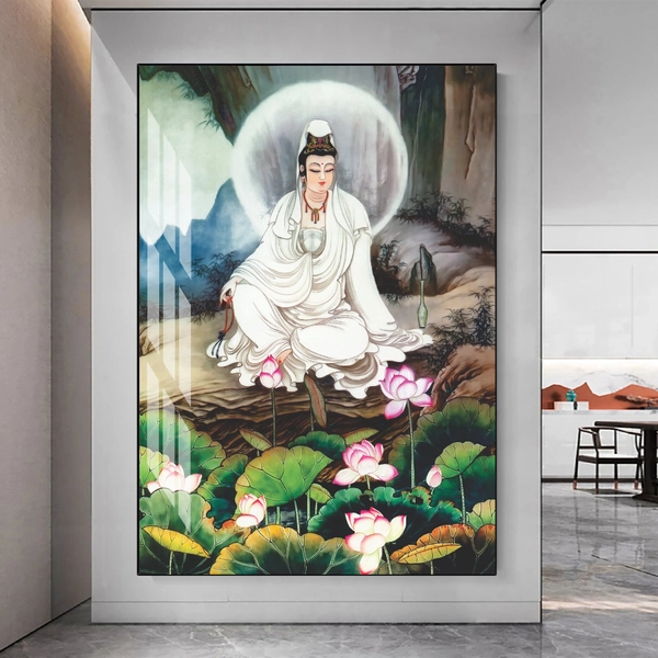 Tranh treo tường quan thế âm bồ tát