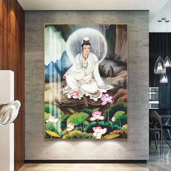 Tranh treo tường quan thế âm bồ tát