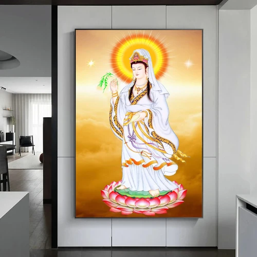 Tranh treo tường quan âm bồ tát 25