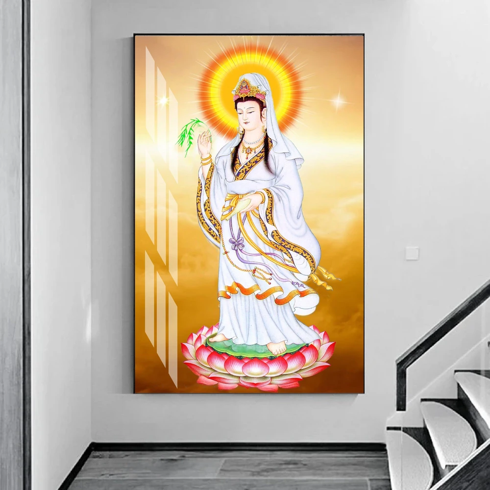 Tranh treo tường quan âm bồ tát 25