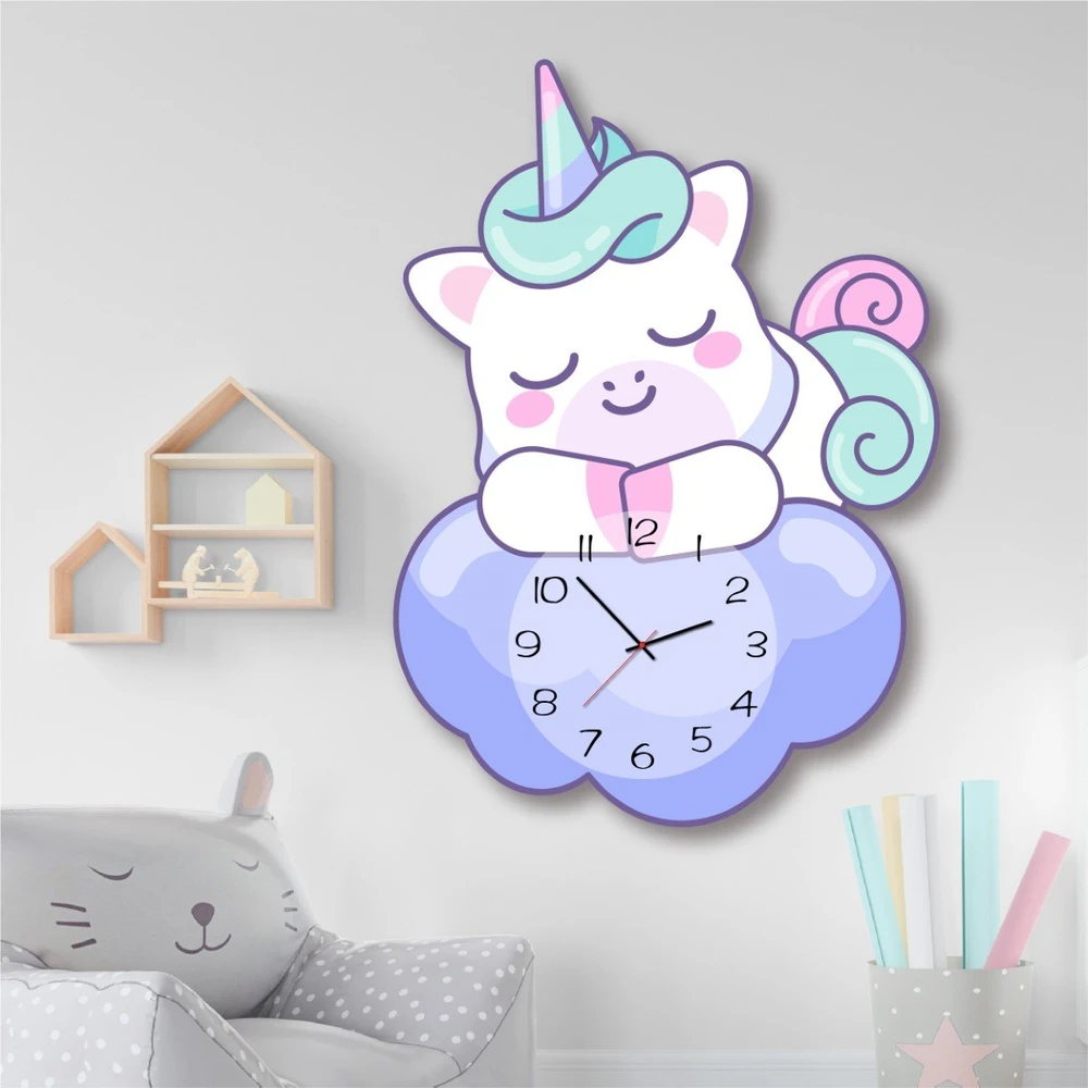 Đồng Hồ Gỗ Treo Tường Hình Ngựa Pony