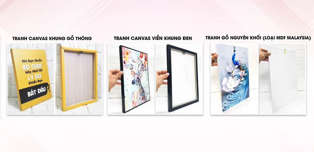 Tranh treo tường thuận buồm xuôi gió phòng khách mẫu 3 tấm 530