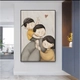 Tranh Treo Tường Ảnh Chân Dung Gia Đình 01