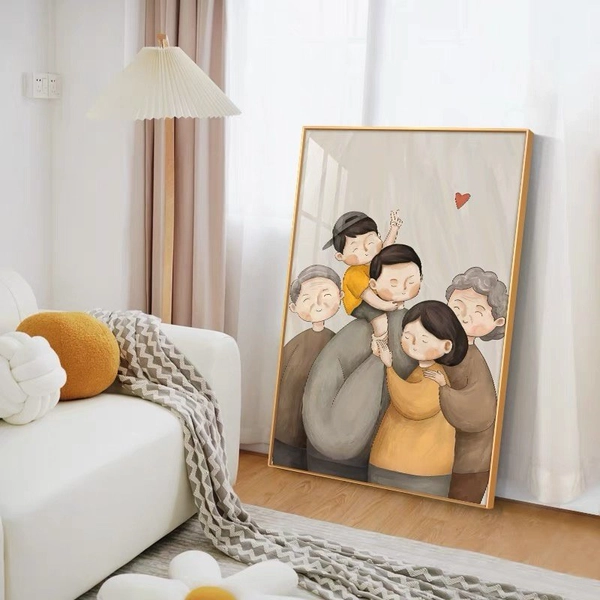 Tranh Treo Tường Ảnh Chân Dung Gia Đình 01