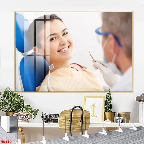 Tranh Treo Tường Nha Khoa Dịch Vụ Trám Răng