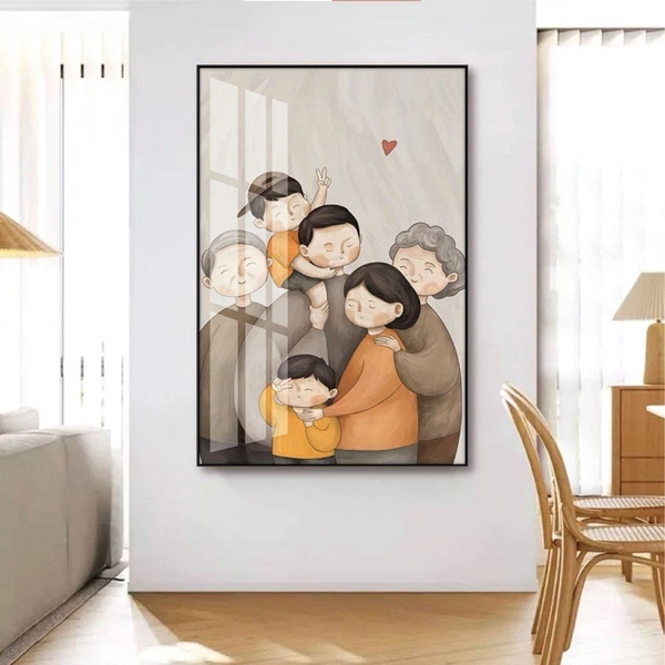 Tranh Treo Tường Ảnh Chân Dung Gia Đình 01