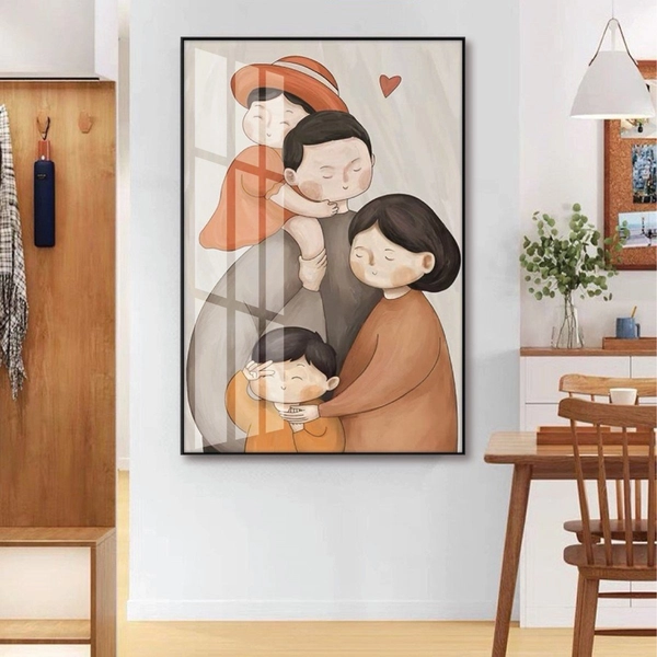 Tranh Treo Tường Ảnh Chân Dung Gia Đình 01