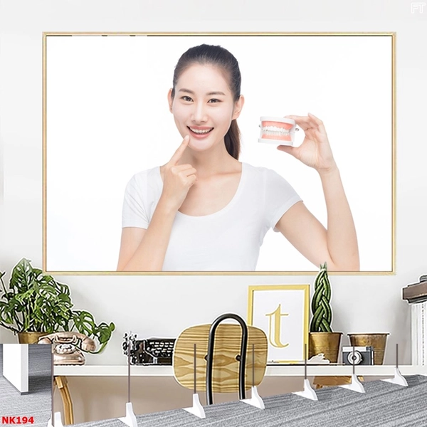 Tranh Treo Tường Nha Khoa Nụ Cười Rạng Rỡ