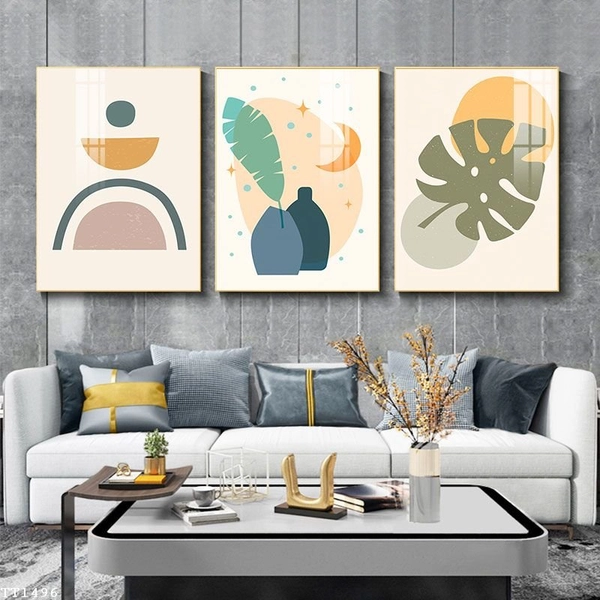 Tranh Treo Tường Nghệ Thuật Trừu Tượng Phong Cách Tối Giản