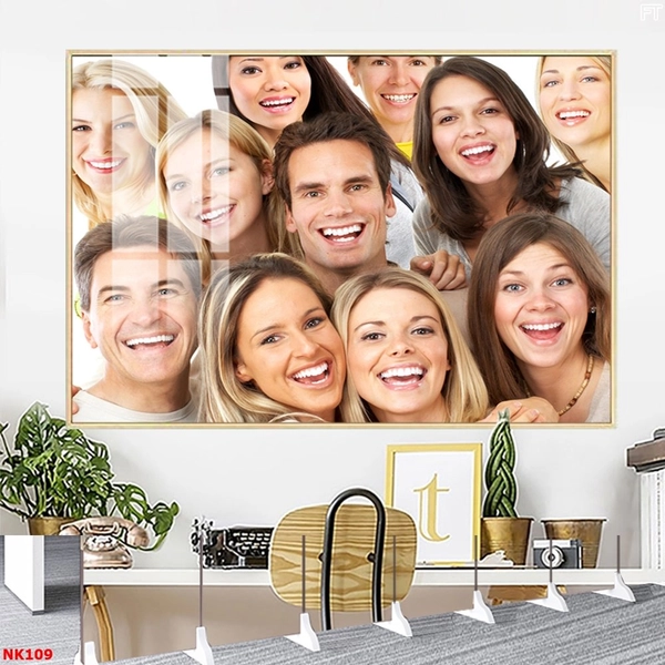 Tranh Treo Tường Nha Khoa Nụ Cười Toả Sáng 7