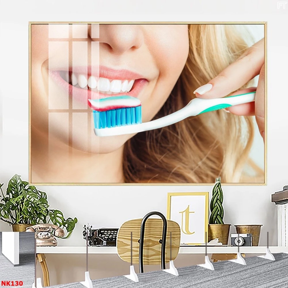 Tranh Treo Tường Nha Khoa Bảo Vệ Răng Chắc Khoẻ 2