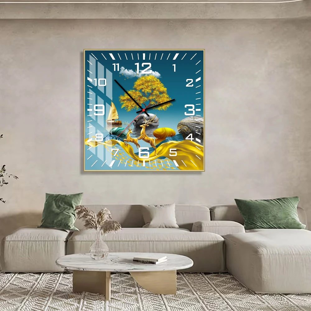 Đồng Hồ Vintage treo tường nghệ thuật trừu tượng 527