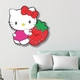 Đồng Hồ Gỗ Treo Tường Hình Hello Kitty