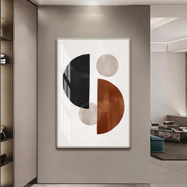 Tranh treo tường nghệ thuật tối giản trừu tượng đương đại mẫu 779