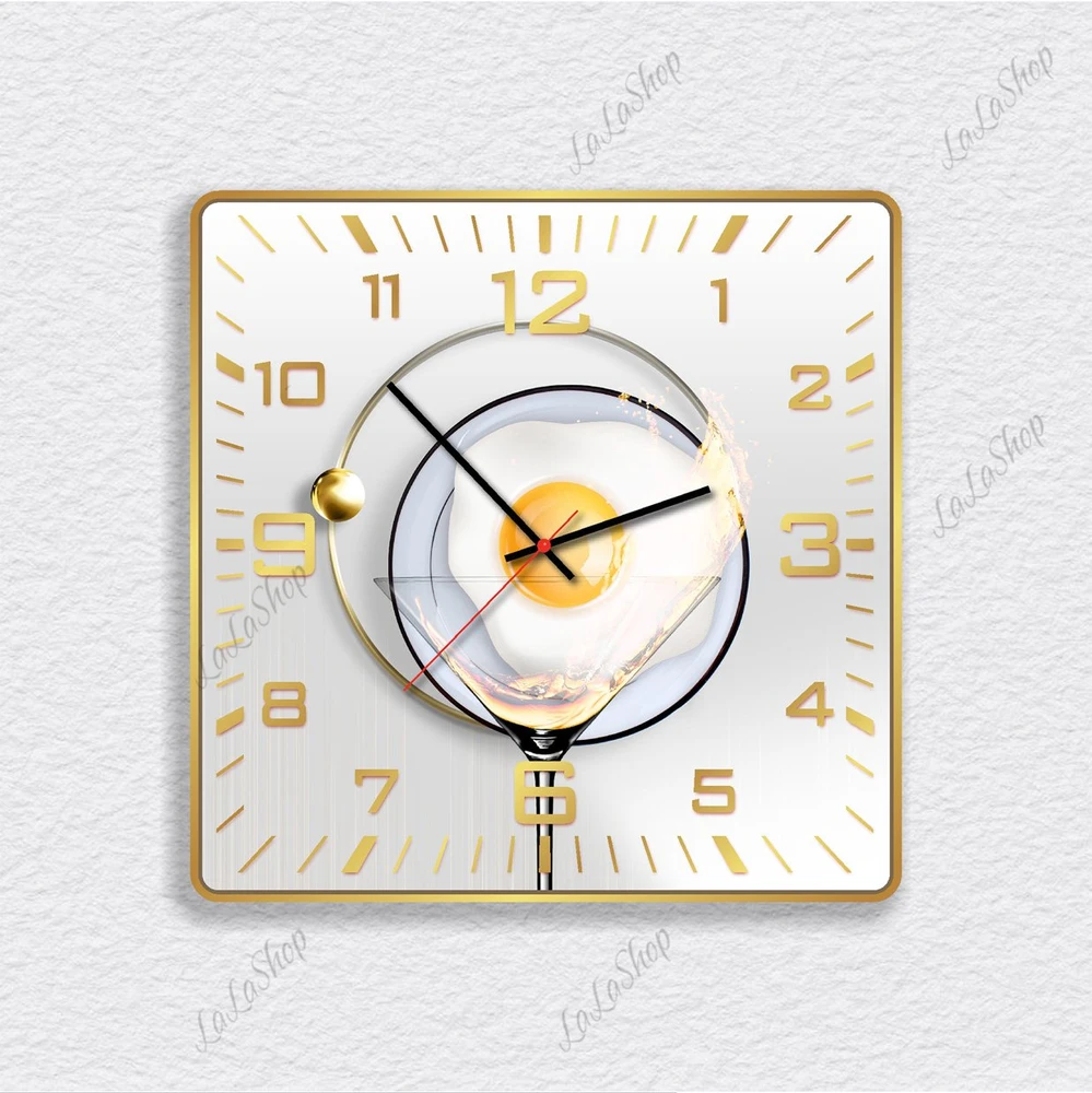 Đồng Hồ Vintage treo tường nghệ thuật trừu tượng mẫu vuông 952