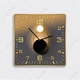 Đồng Hồ Vintage treo tường nghệ thuật trừu tượng mẫu vuông 951