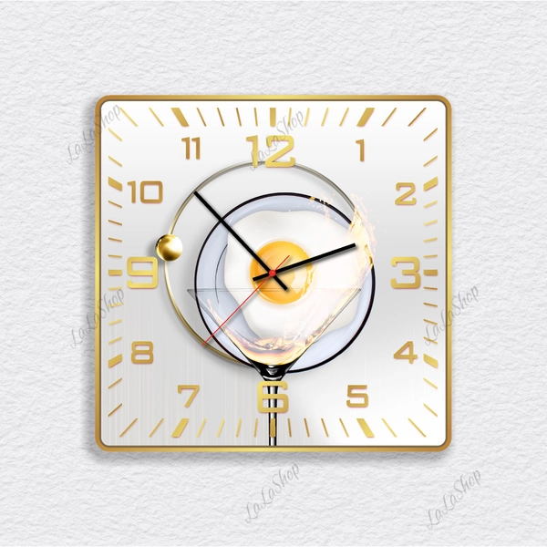 Đồng Hồ Vintage treo tường nghệ thuật trừu tượng mẫu vuông 952
