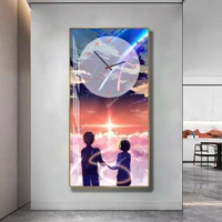 Tranh Đồng Hồ Treo Tường Anime 02