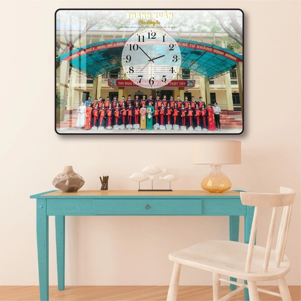 Tranh Đồng Hồ Thiết Kế Theo Yêu Cầu Mẫu 01