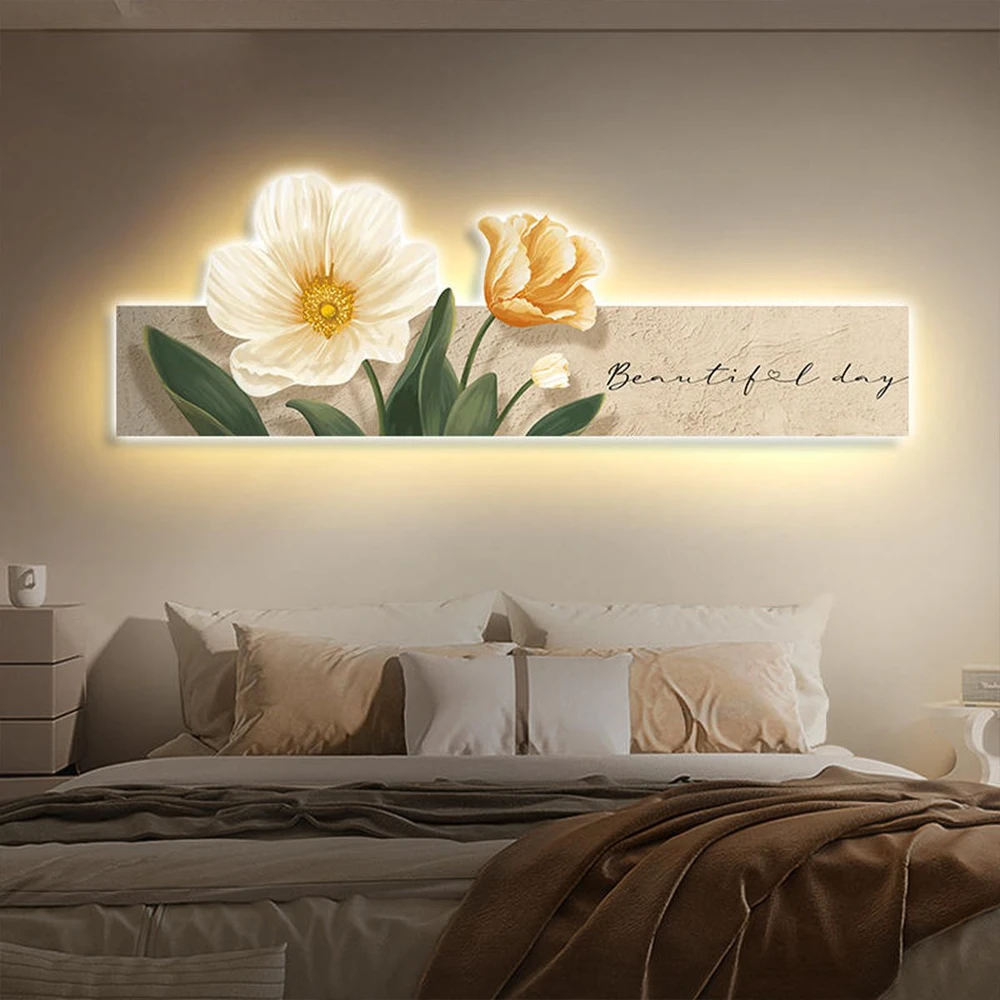 Tranh Đèn Led Tráng Gương Pha Lê Uv Hoa Nghệ Thuật