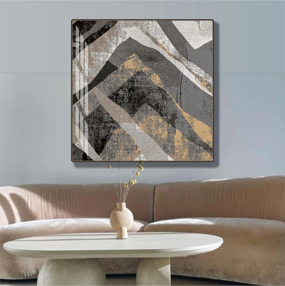 Tranh treo tường trừu tượng 1 tấm vuông