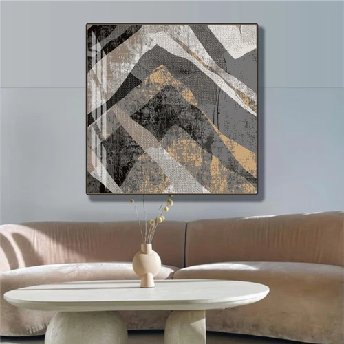 Tranh treo tường trừu tượng 1 tấm vuông