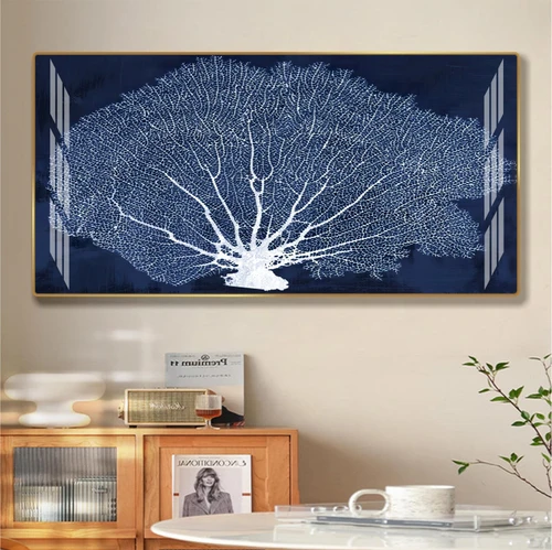 Tranh treo tường cây nghệ thuật trừu tượng mẫu 716