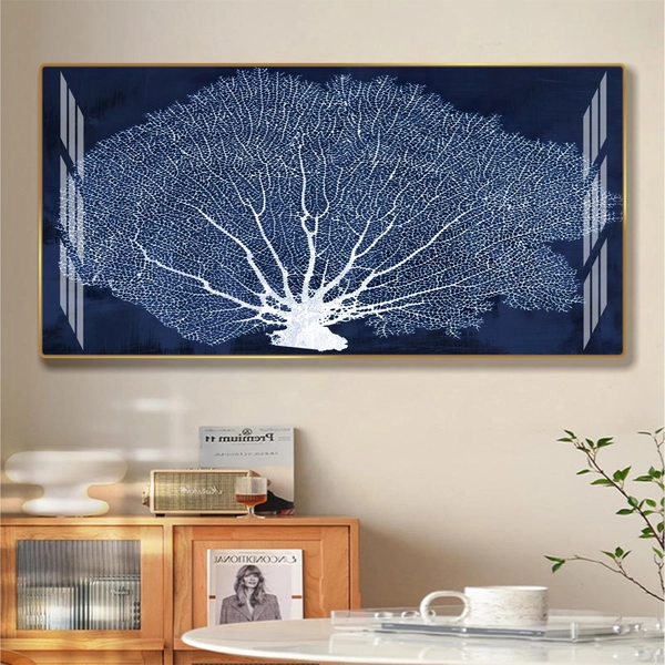 Tranh treo tường cây nghệ thuật trừu tượng mẫu 716
