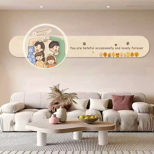 Tranh Đèn Led Tráng Gương Pha Lê Uv Ảnh Chân Dung Gia Đình