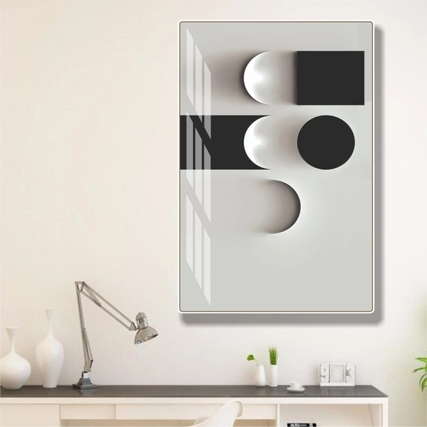 Tranh treo tường nghệ thuật tối giản trừu tượng đương đại mẫu 779