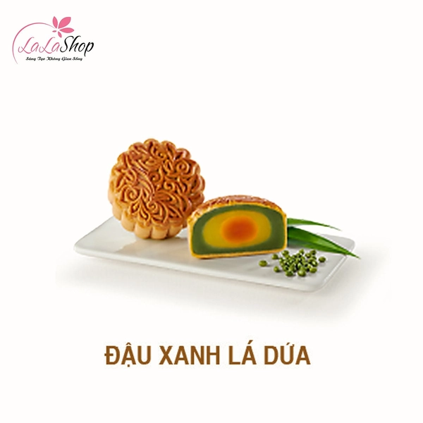 Bánh trung thu Kido đậu xanh lá dứa 1 trứng 150g (DL1)