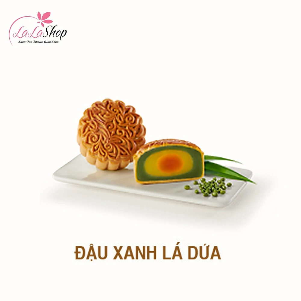 Bánh trung thu Kido vị đậu xanh lá dứa 1 trứng 180g