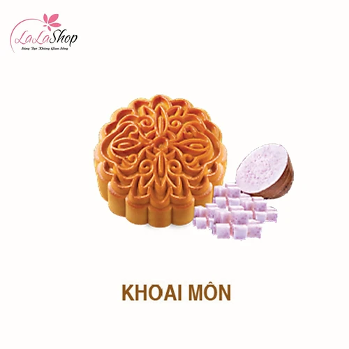 Bánh Trung Thu KiDo Khoai Môn 0 Trứng 120g