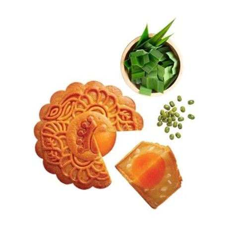 Bánh Trung Thu Kinh Đô Đậu Xanh Lá Dứa 1 Trứng 150gr