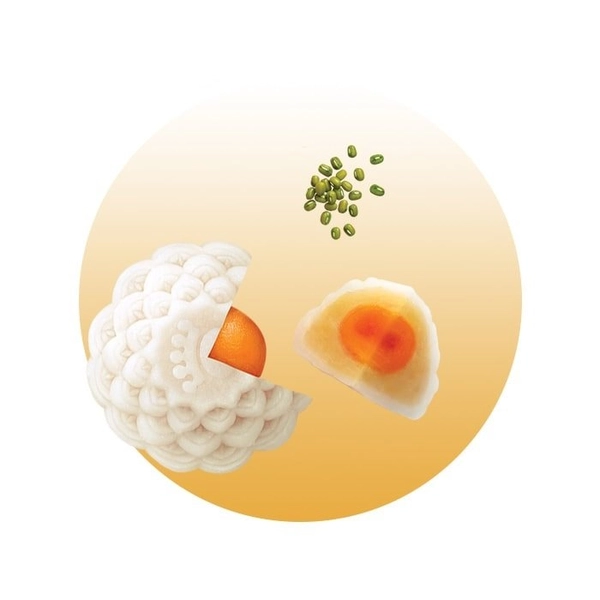 Bánh Trung Thu Kinh Đô Dẻo Đậu Xanh 1 trứng 180gr (93)