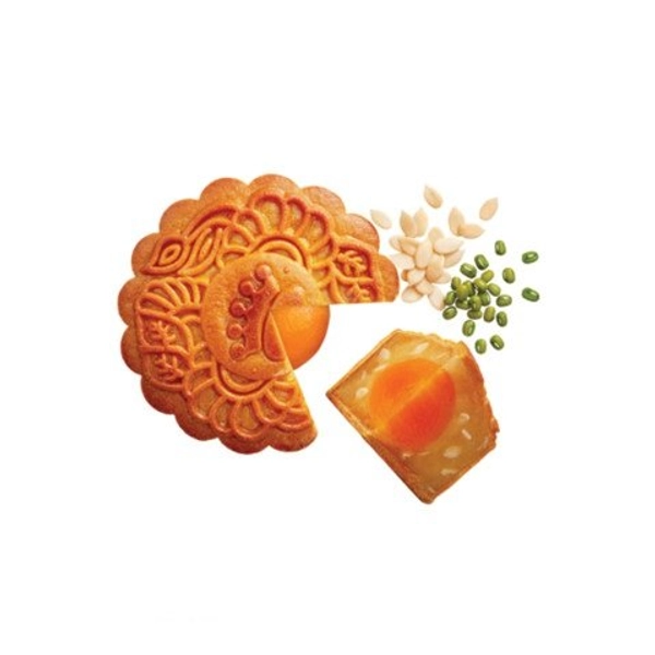 Bánh Trung Thu Kinh Đô Đậu Xanh Hạt Dưa 2 Trứng 210gr (6)