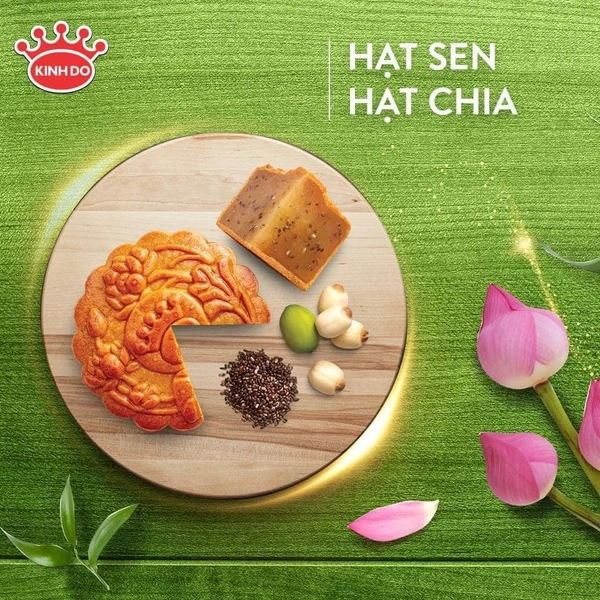 Hộp 2 Bánh Trung Thu Kinh Đô Dòng Bánh Ăn Chay Ăn Kiêng