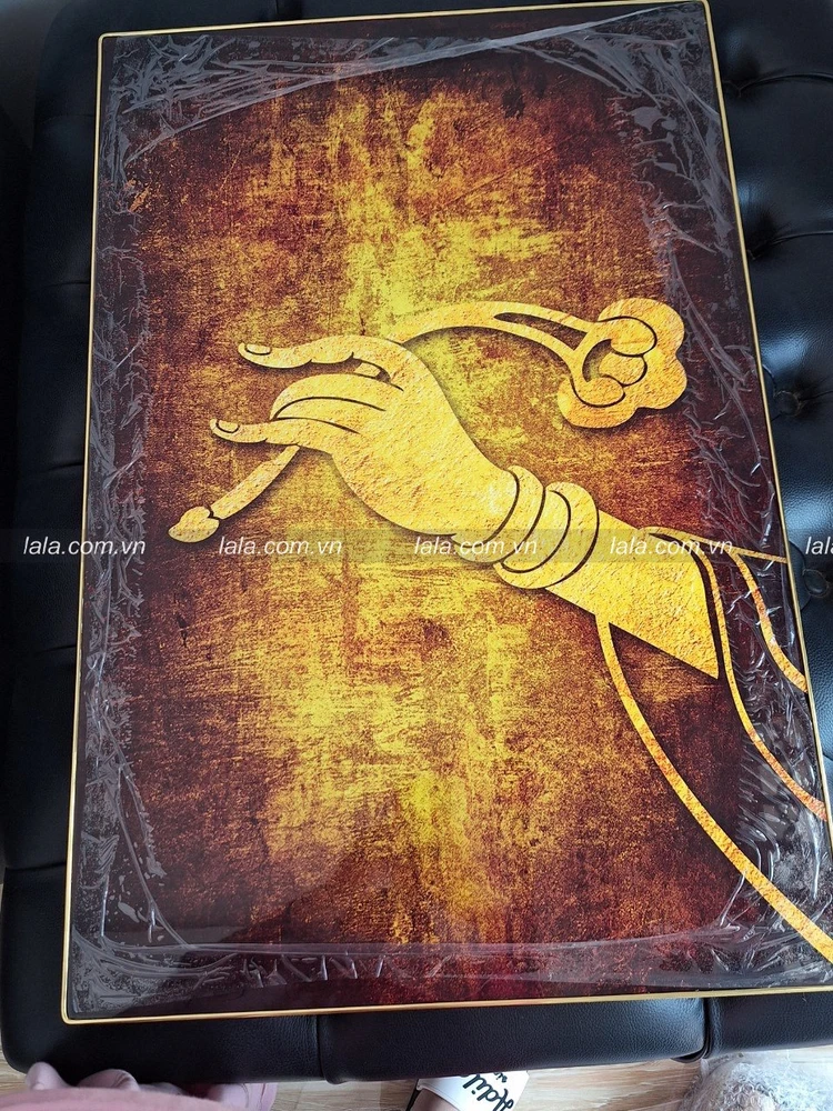 Tranh treo tường sen vàng thoát tục (HG)