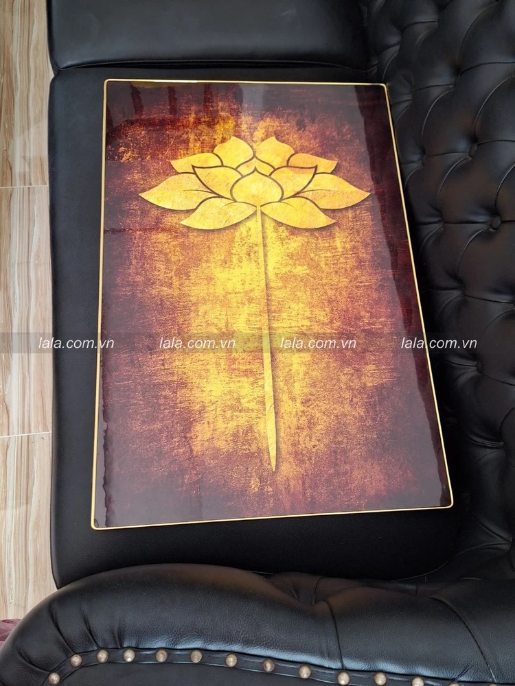 Tranh treo tường sen vàng thoát tục (HG)