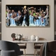 Tranh Treo Tường Cầu Thủ Bóng Đội Argentina Vô Địch