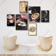 Set 6 Tranh Dán Tường Tranh Coffee Nghệ Thuật Có Keo Sẵn