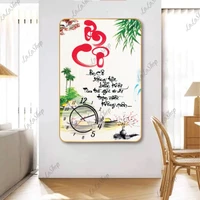 Tranh Đồng Hồ Thư Pháp Ơn Cô Tặng Ngày Nhà Giáo Việt Nam 20-11